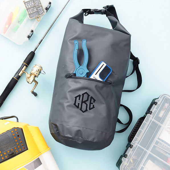 gray dry bag flatlay