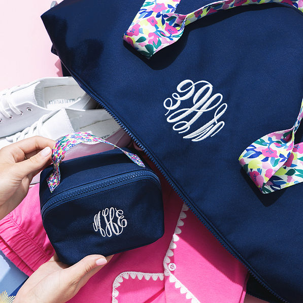 Monogrammed Makeup Bag
