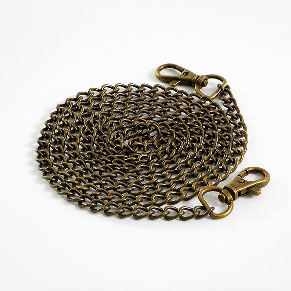 chain crossbody strap coiled