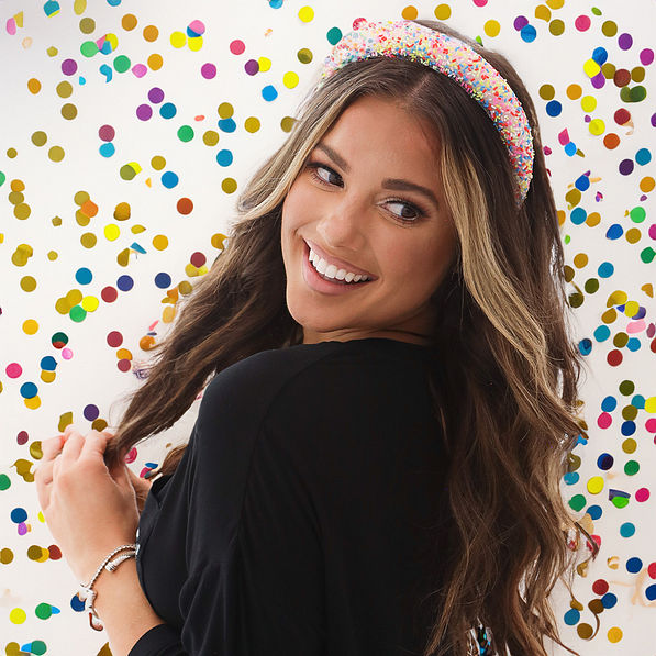 Sprinkle Headband with Confetti