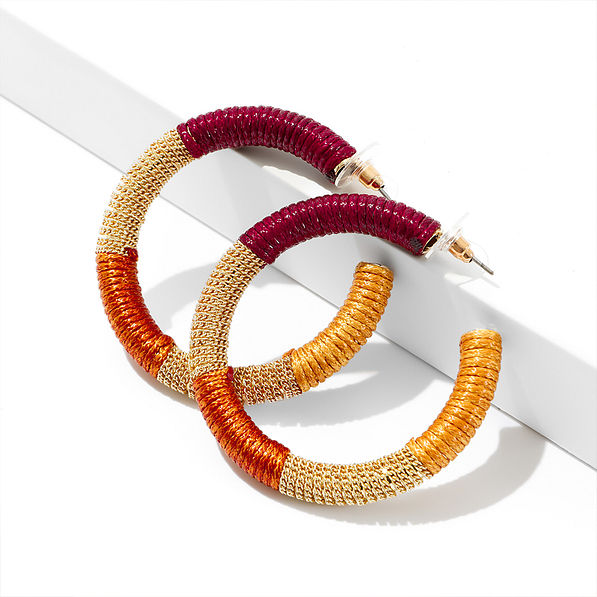 Wrap Hoop Earrings on box