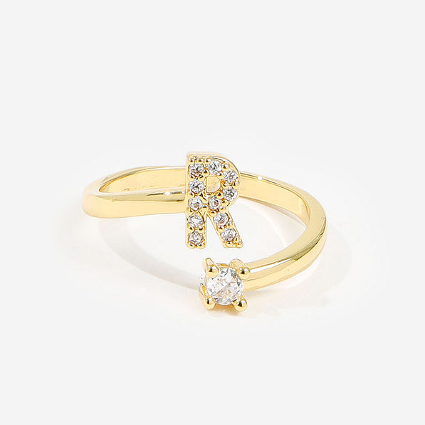 Initial Adjustable Ring - R