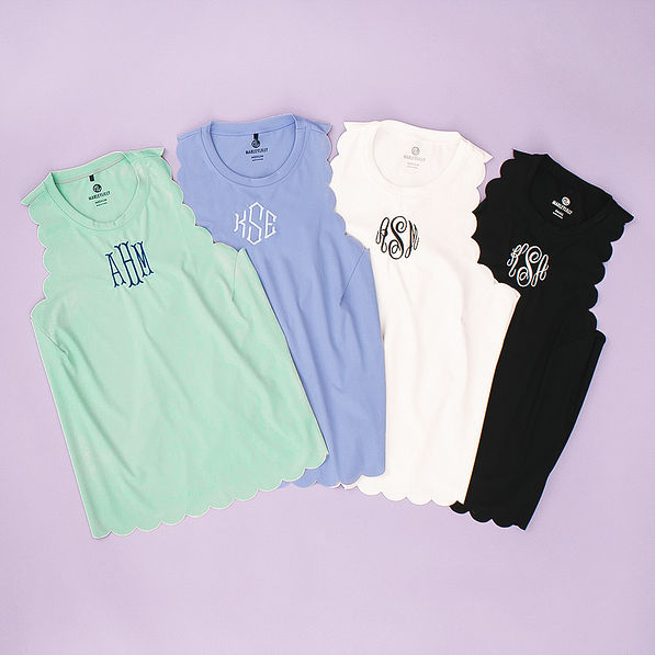 Monogrammed Exercise Tank