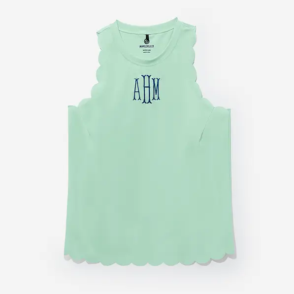 Monogrammed Exercise Tank