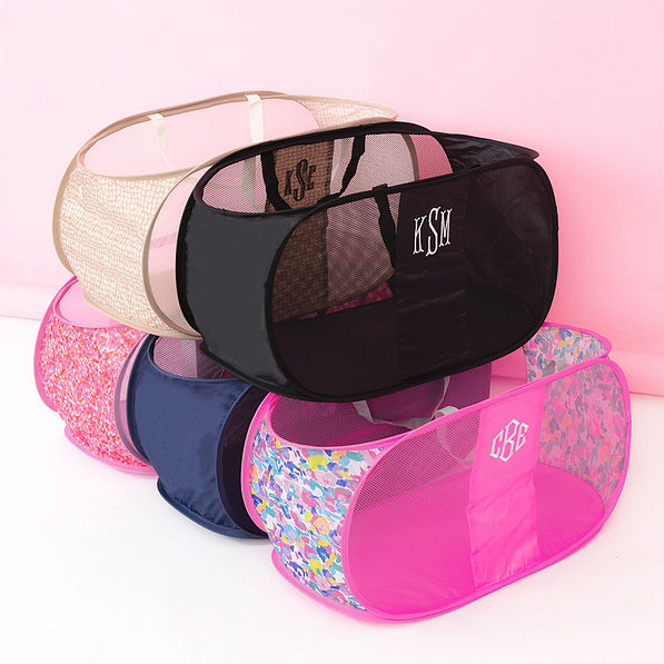 Monogrammed Pop Up Hamper