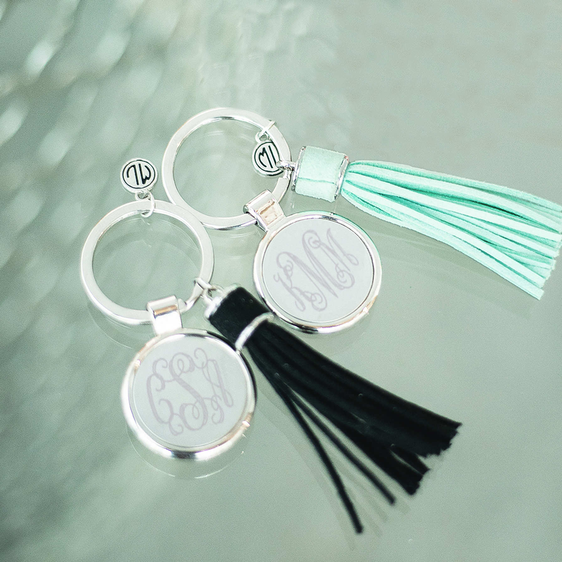 Personalized Tassel Keychain Marleylilly