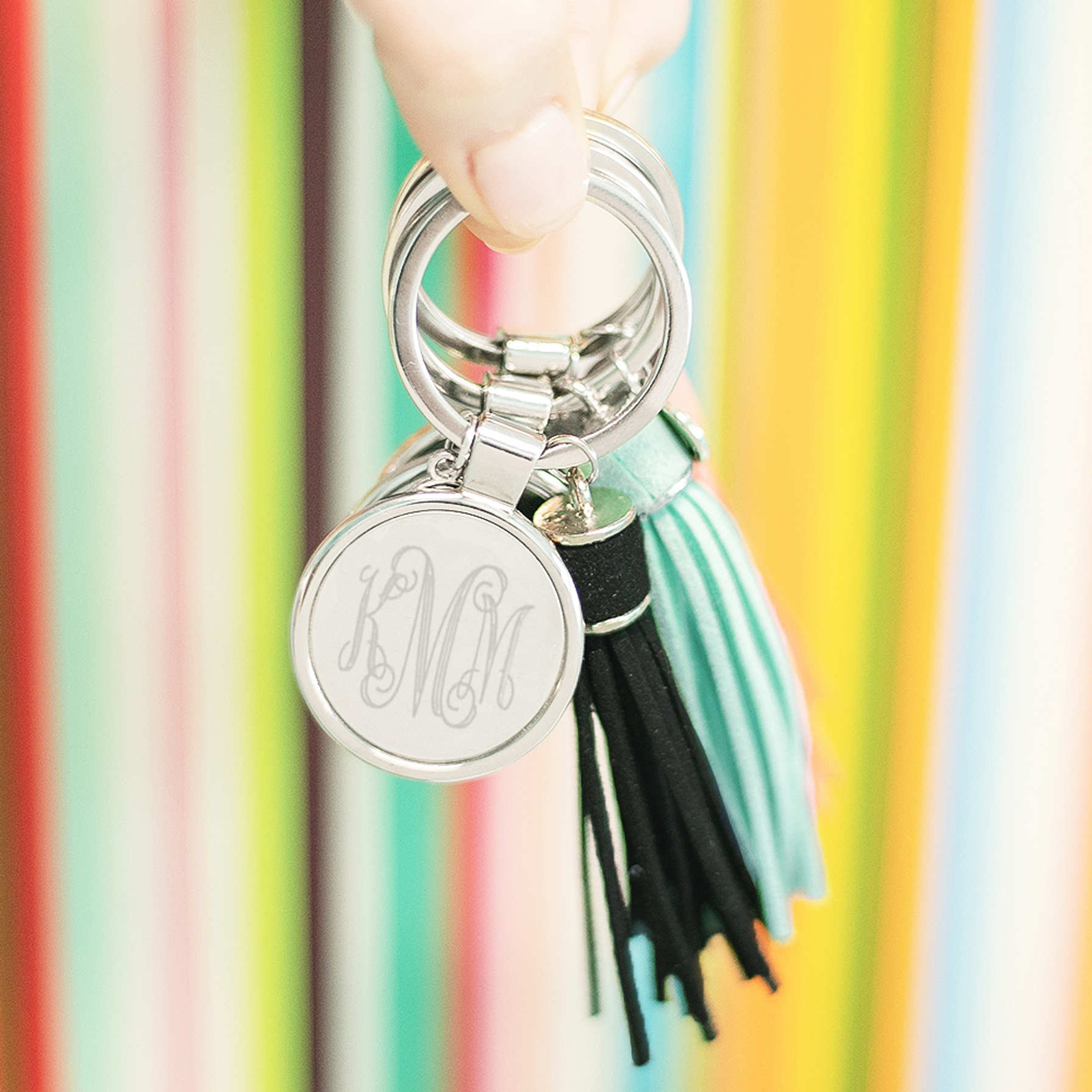 Personalized Tassel Keychain Marleylilly