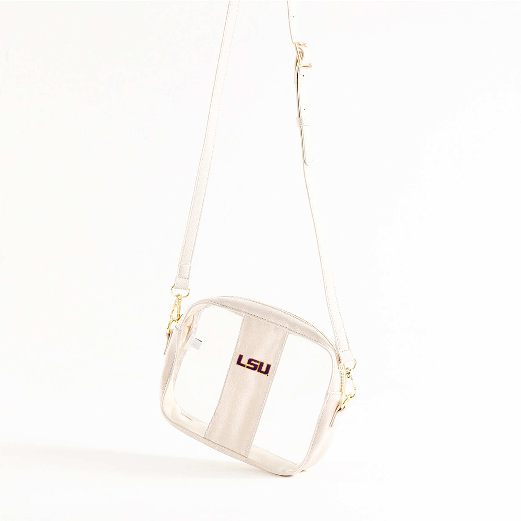 LSU Tigers Clear Stadium Crossbody Bag Marleylilly