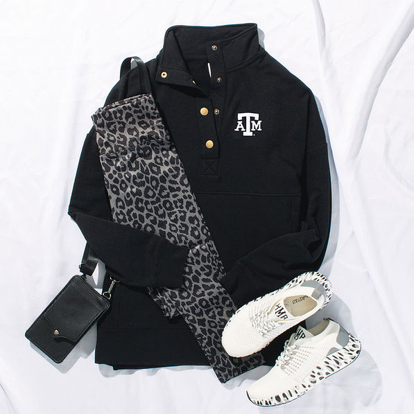 texas a&m pullover ootd