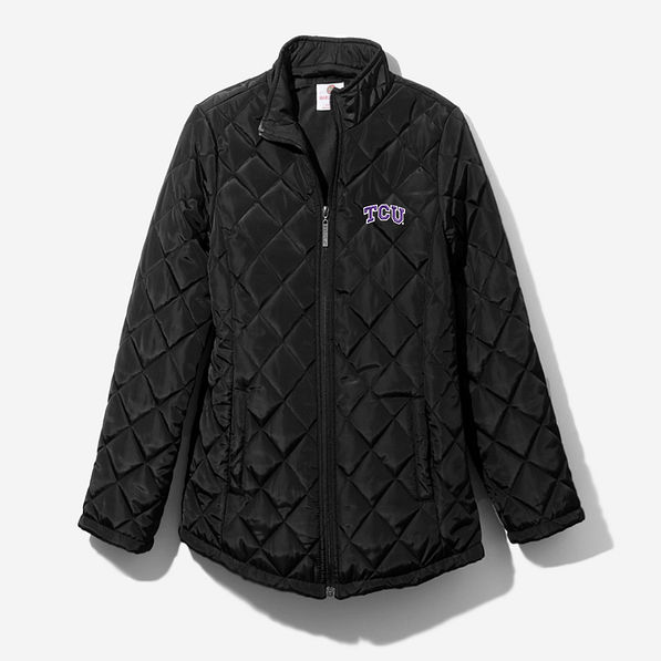 TCU Puffer Jacket in Black