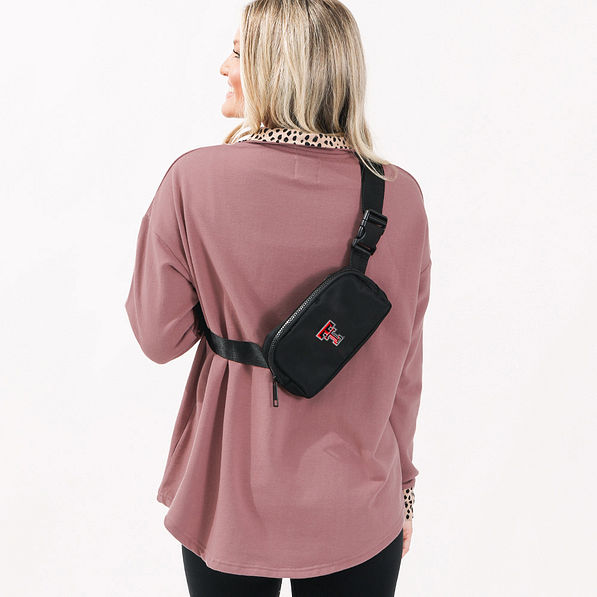 Texas Tech Red Raiders Belt Bag on Back