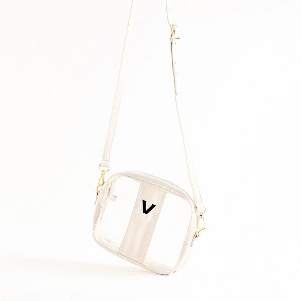 Vanderbilt Commodores tide clear stadium crossbody bag studio shot