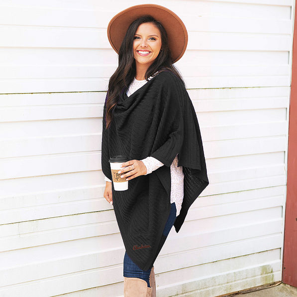 college of charleston poncho with riding boots