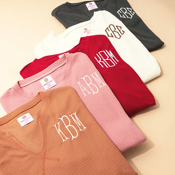 group shot waffle shirts