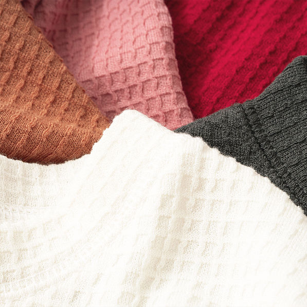 waffle shirt up close