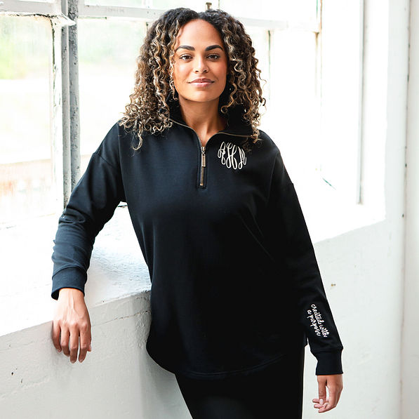 black faith pullover on jae