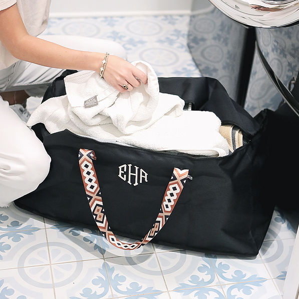 personalized foldable storage bag with laundry