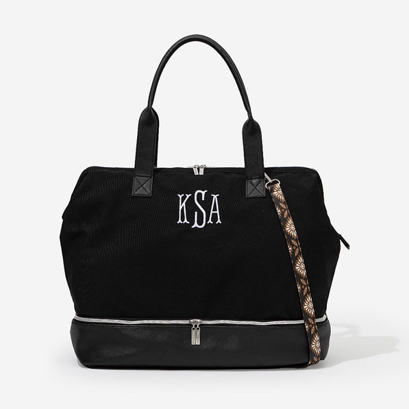Monogrammed Canvas Weekender
