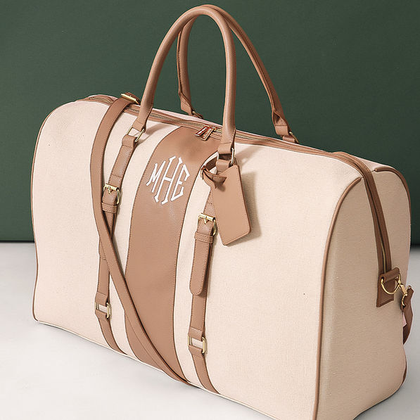 Monogrammed Weekender Bag