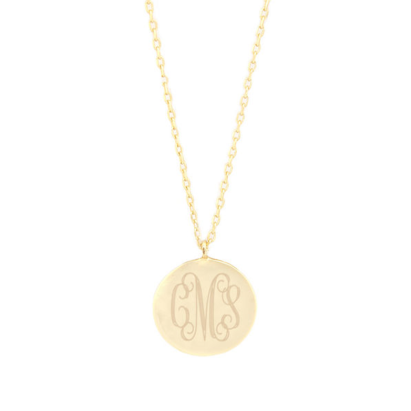 Personalized Taylor Necklace in Silver and Gold - Marleylilly