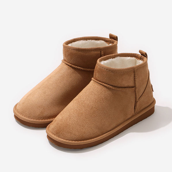 Sherpa Ankle Booties in Hickory