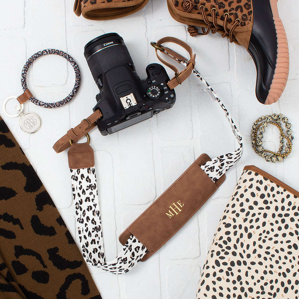 Monogrammed Camera Strap Custom Camera Strap
