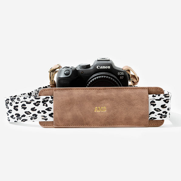 Monogrammed Camera Strap in Leopard - 2025