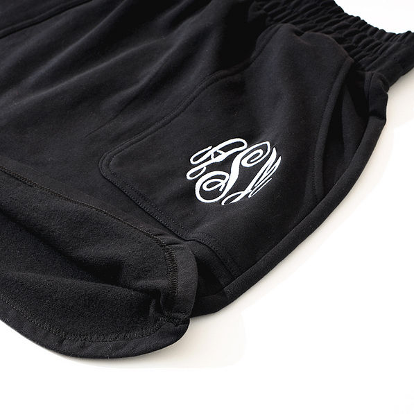 black athleisure skirt up close