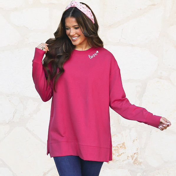 love sweatshirt on peyton