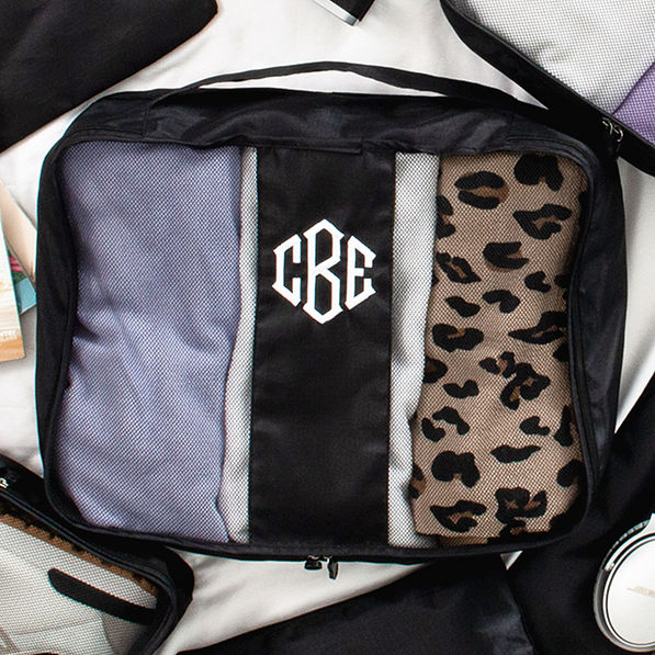 Monogrammed Packing Bag