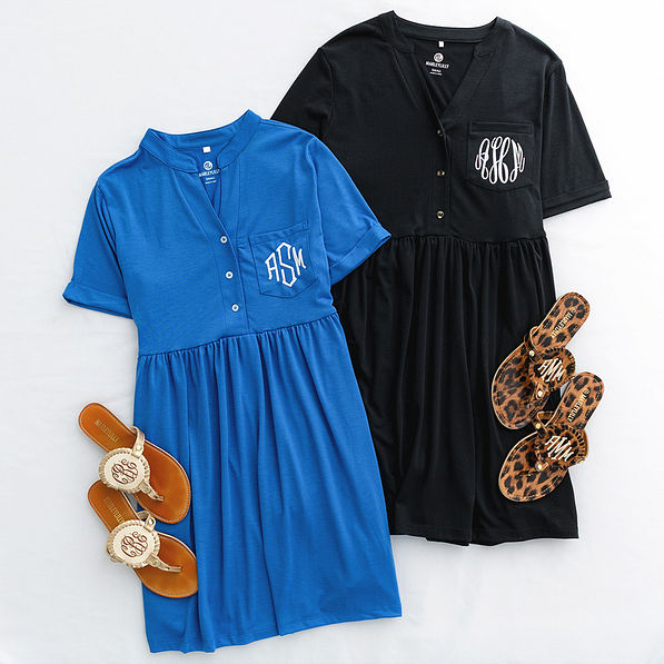 duo split neck gathered dress