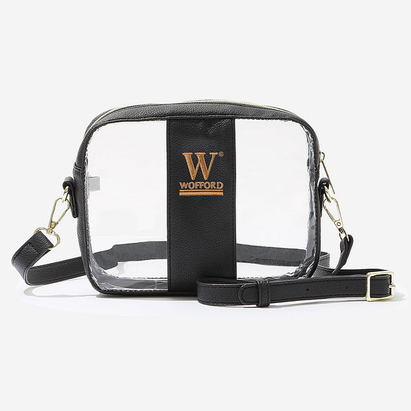 wofford terriers black clear stadium approved crossbody