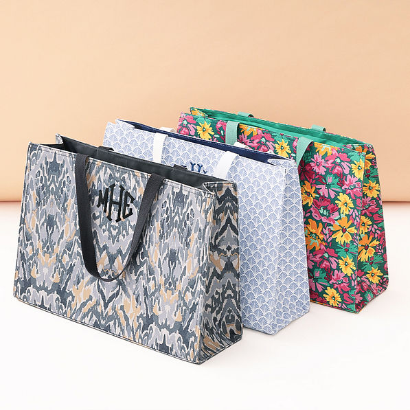 Monogrammed Basic Tote Bag