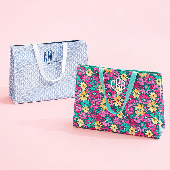 Monogrammed Basic Tote Bag