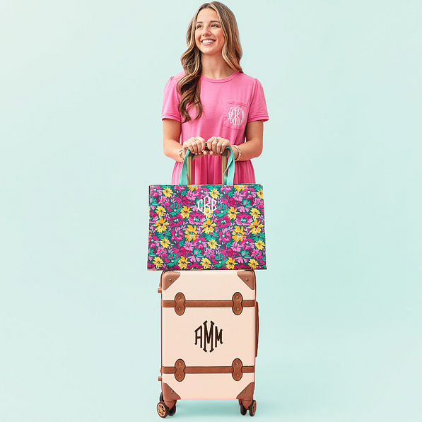 Monogrammed Basic Tote Bag