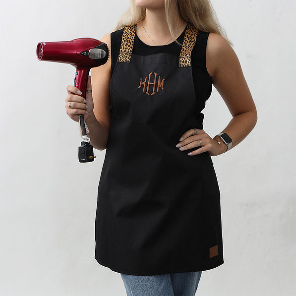 Salon Stylist Apron with hair dryer