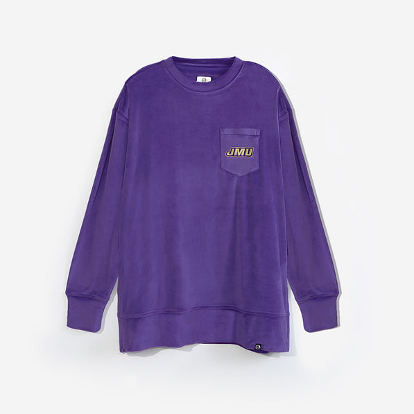 james madison dukes softspun sweatshirt in purple