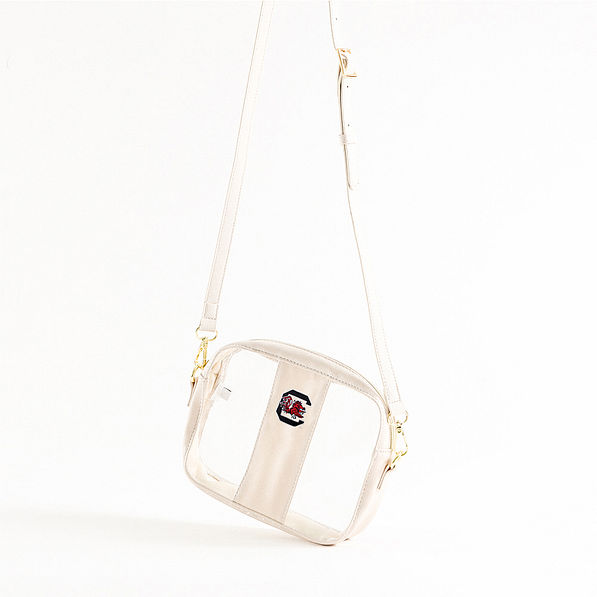 south carolina gamecocks clear stadium crossbody bag