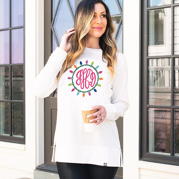 monogrammed-christmas-lights-crewneck-sweatshirt