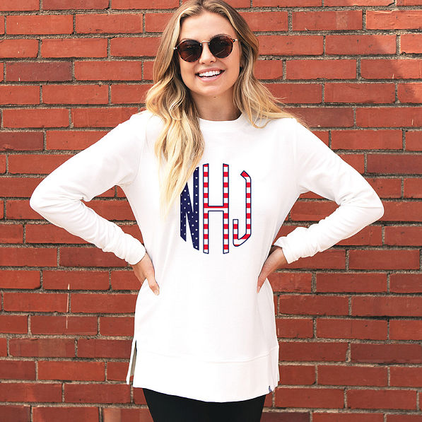 Personalized Americana Crewneck Sweatshirt