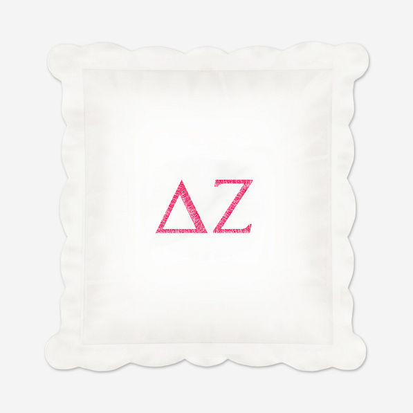 Delta Zeta Pillow Sham | Custom Sorority Decorative Pillow