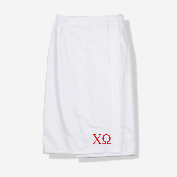 Chi Omega Towel Wrap | Monogrammed Sorority Bath Wrap