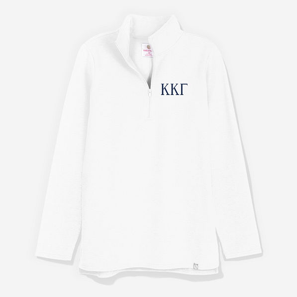 Kappa Kappa Gamma Pullover Sweatshirt Custom Sorority Quarter Zip