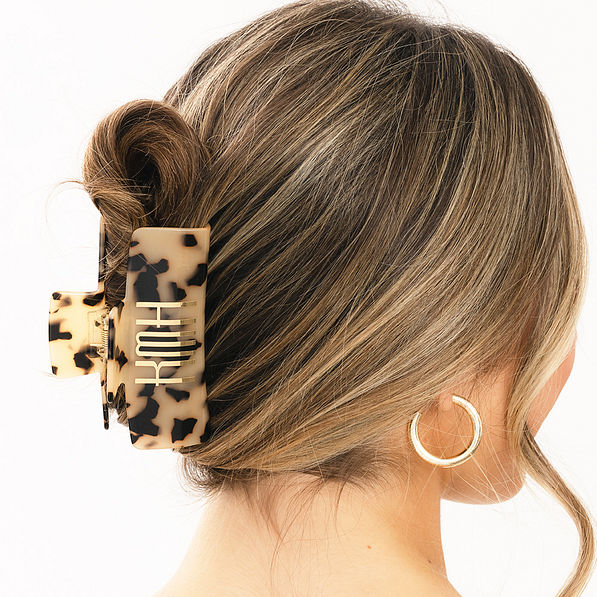 Monogrammed Hair Clip