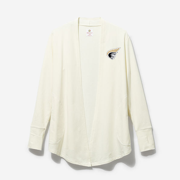 Anderson Trojans Sweatshirt Cardigan in Ivory
