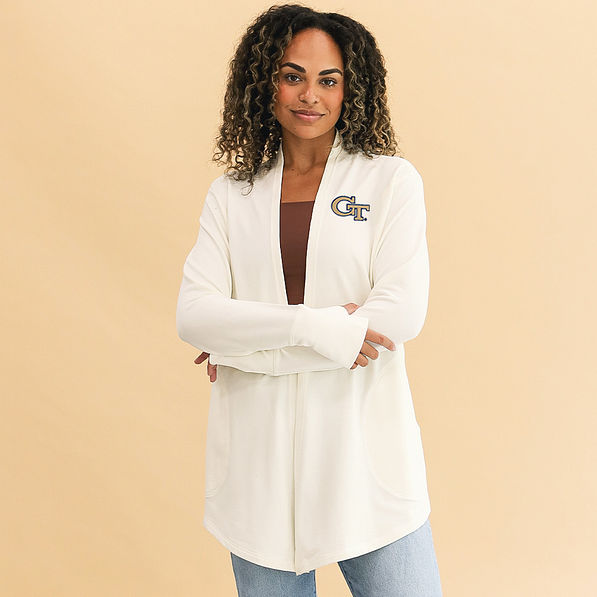 Georgia Tech Sweatshirt Cardigan on Jae