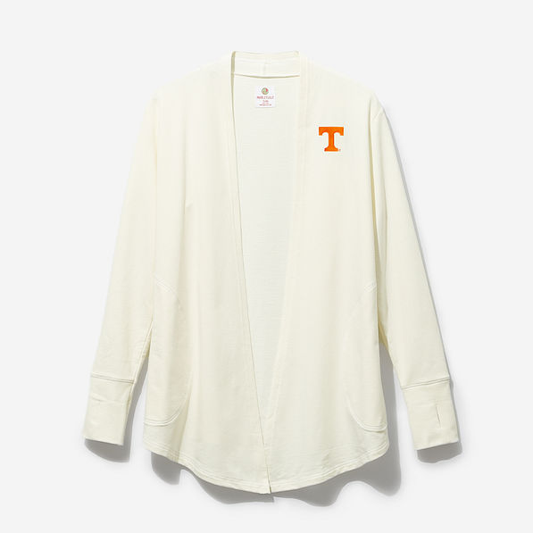 Tennessee Volunteers Sweatshirt Cardigan in Ivory
