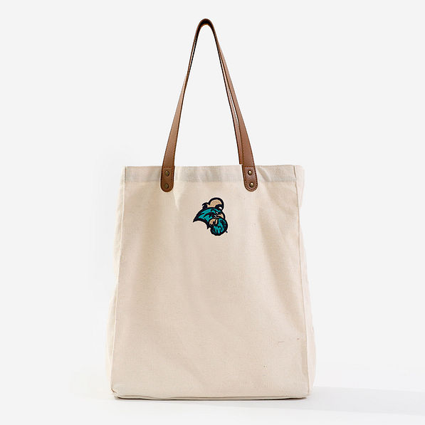 Coastal Carolina Canvas Bag in Ivory