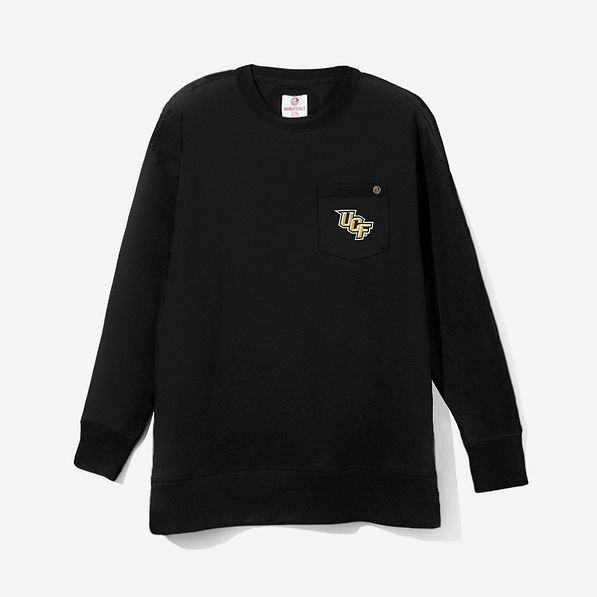 university of central florida crewneck sweatshirt in black