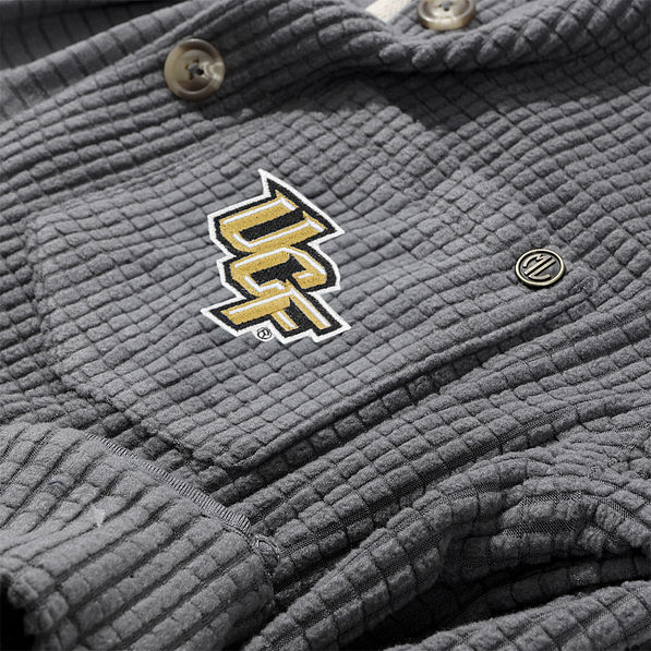 ucf close up of waffle shacket material